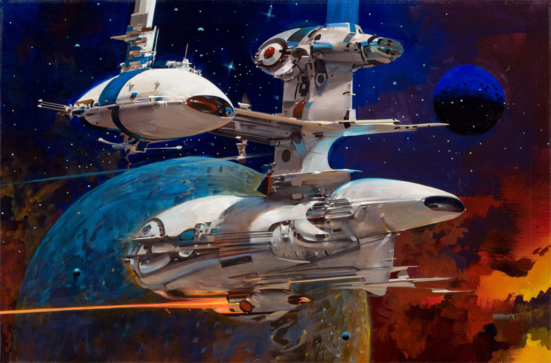 Illustration for article titled The Space Artist Who Perfectly Painted All Our Cosmic DreamsĀ